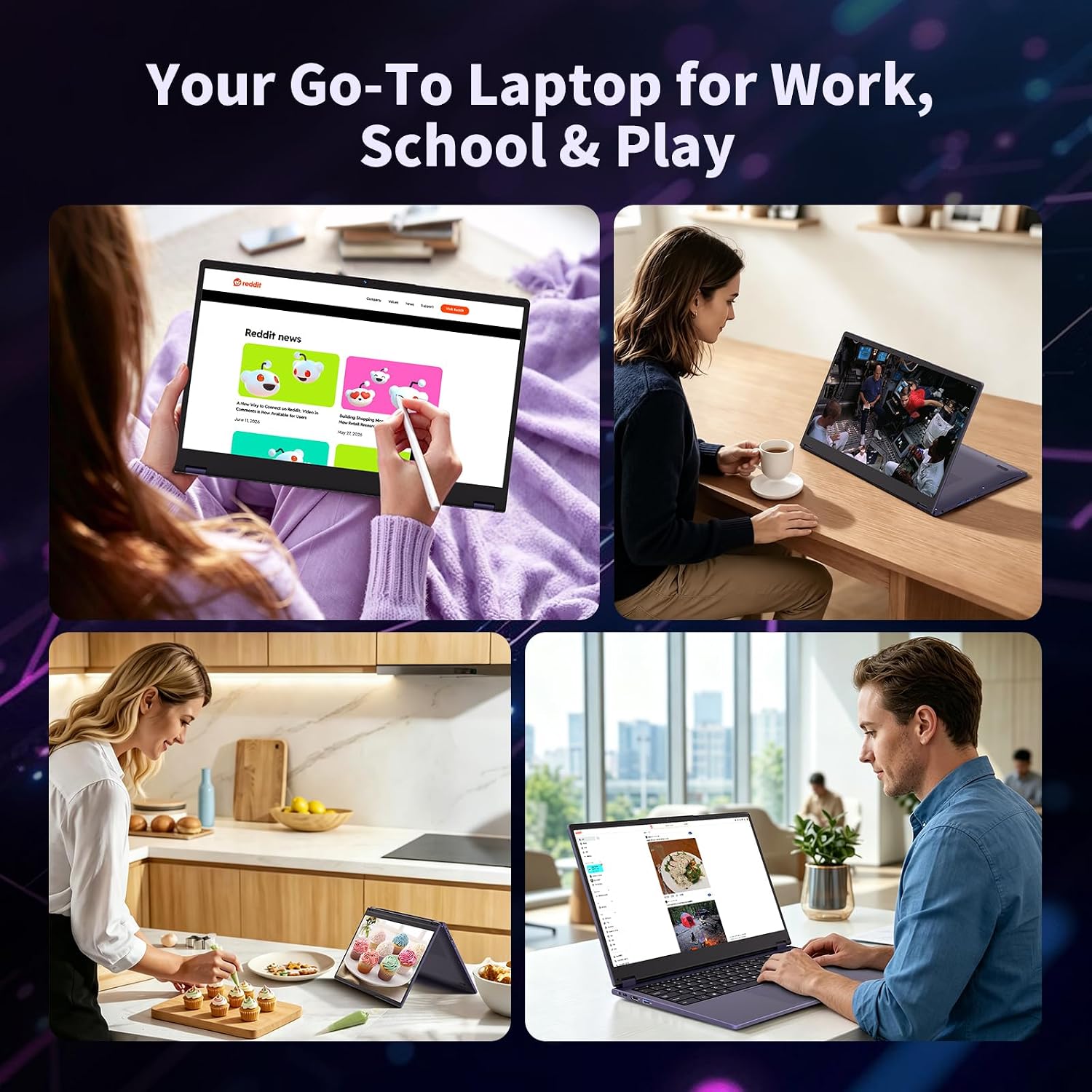 15.6" FHD Touchscreen 2-in-1 Convertible Laptop, up to 3.40 GHz - Image 9