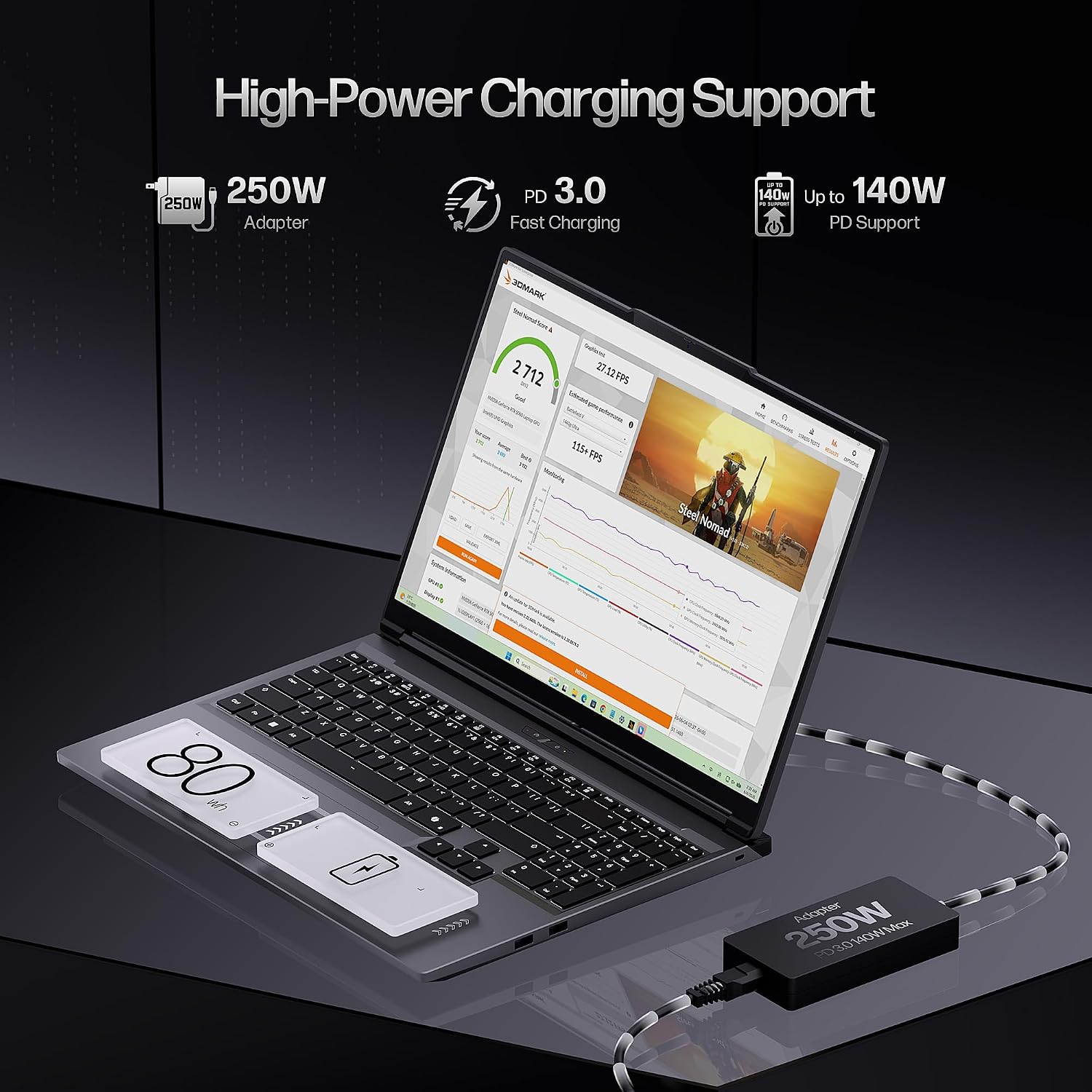 Aurora 16X Gaming Laptop, i7-14650HX, RTX 5060, 16'' 2.5K 180Hz - Image 8
